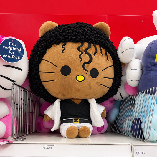 MJ Hello Kitty Plush – Limited Edition 🖤🎤